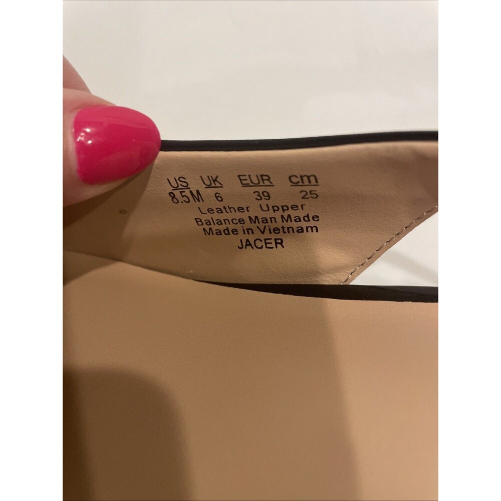 Franco Sarto Black Leather Slip Back Size 8.5 NIB - Picture 9 of 12